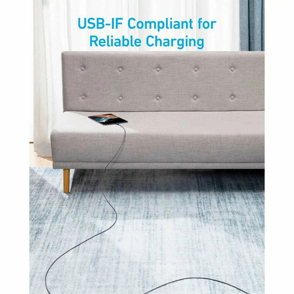 Anker 322 USB-C - USB-C - kabel, Nylon, 1.8m
