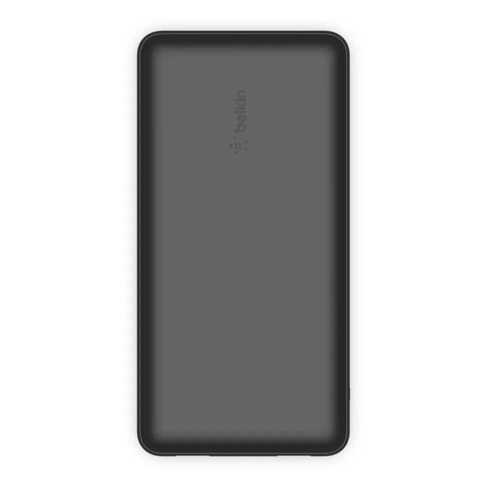 Belkin 20K Power Bank, USB-A & C 15w, Black