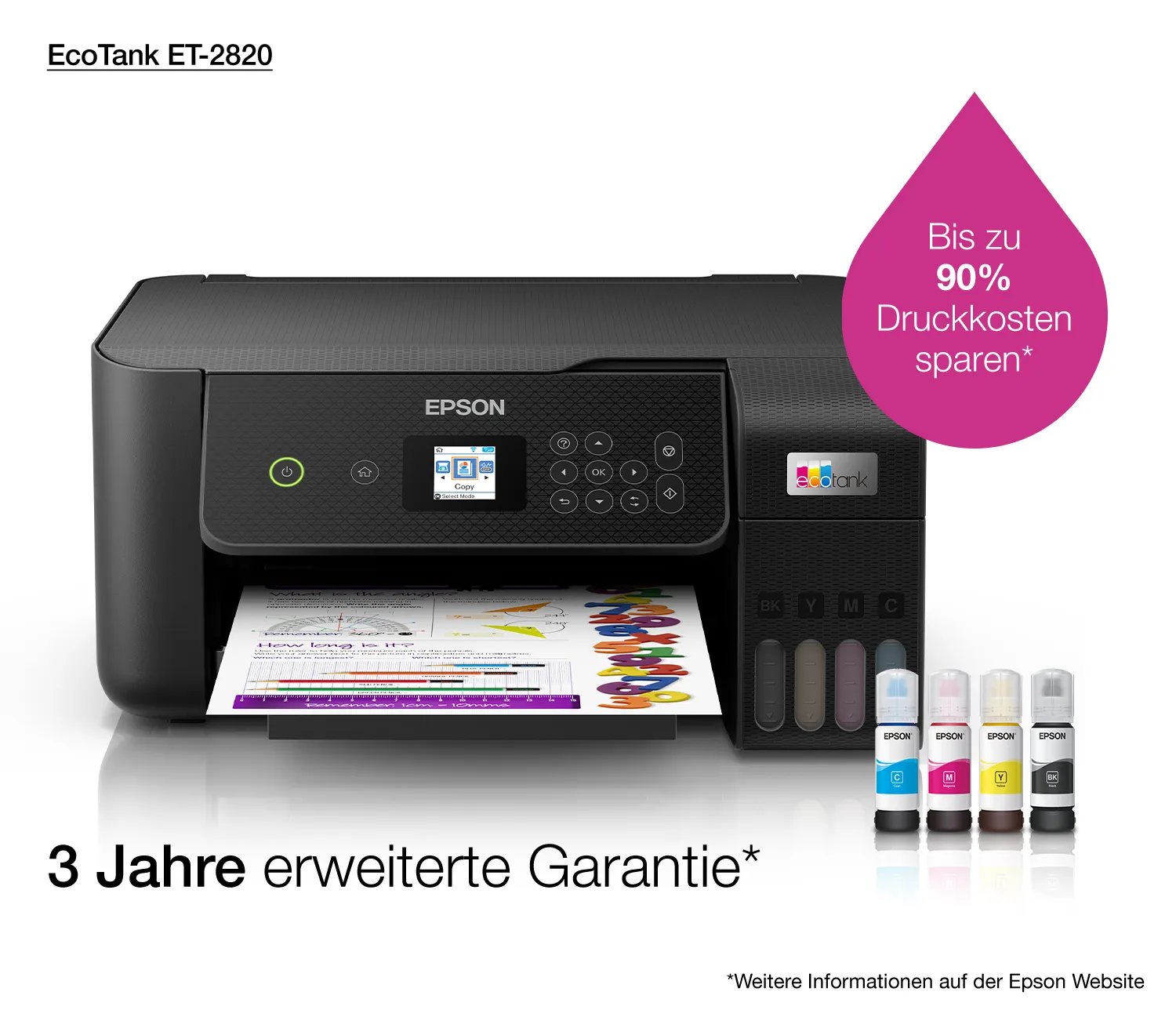 Epson Ecotank ET-2820 A4 - Inkjet All-in-One Printer