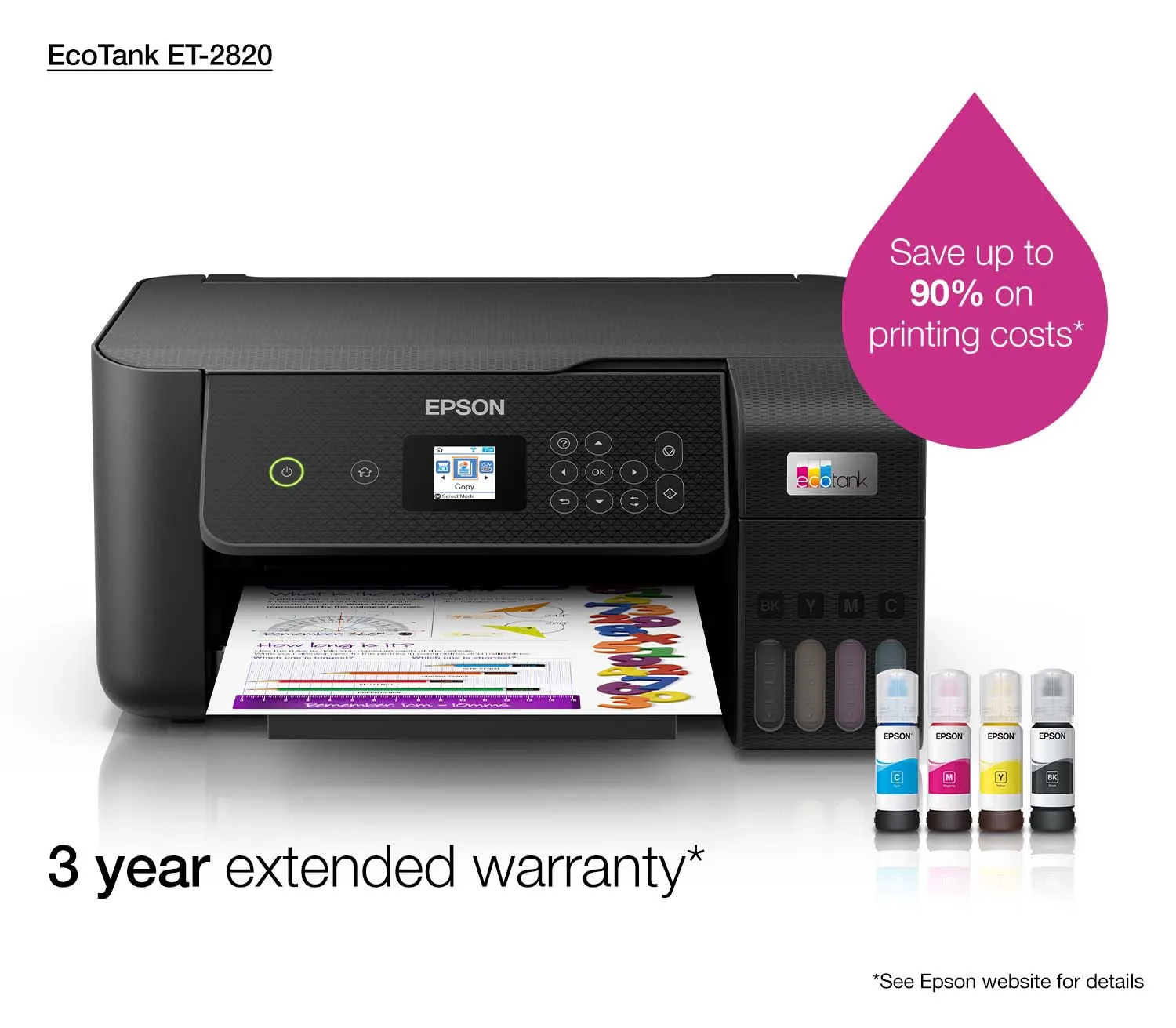 Epson Ecotank ET-2820 A4 - Inkjet All-in-One Printer