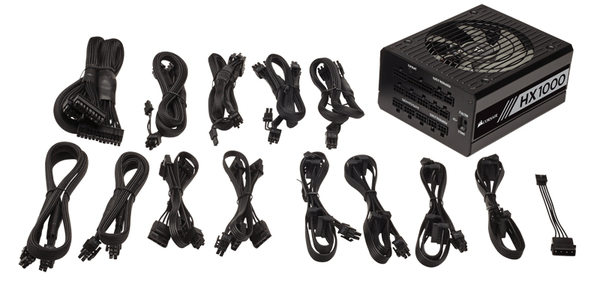 Corsair HX Series HX1000 1000W - Power supply, 80 Plus Platinum