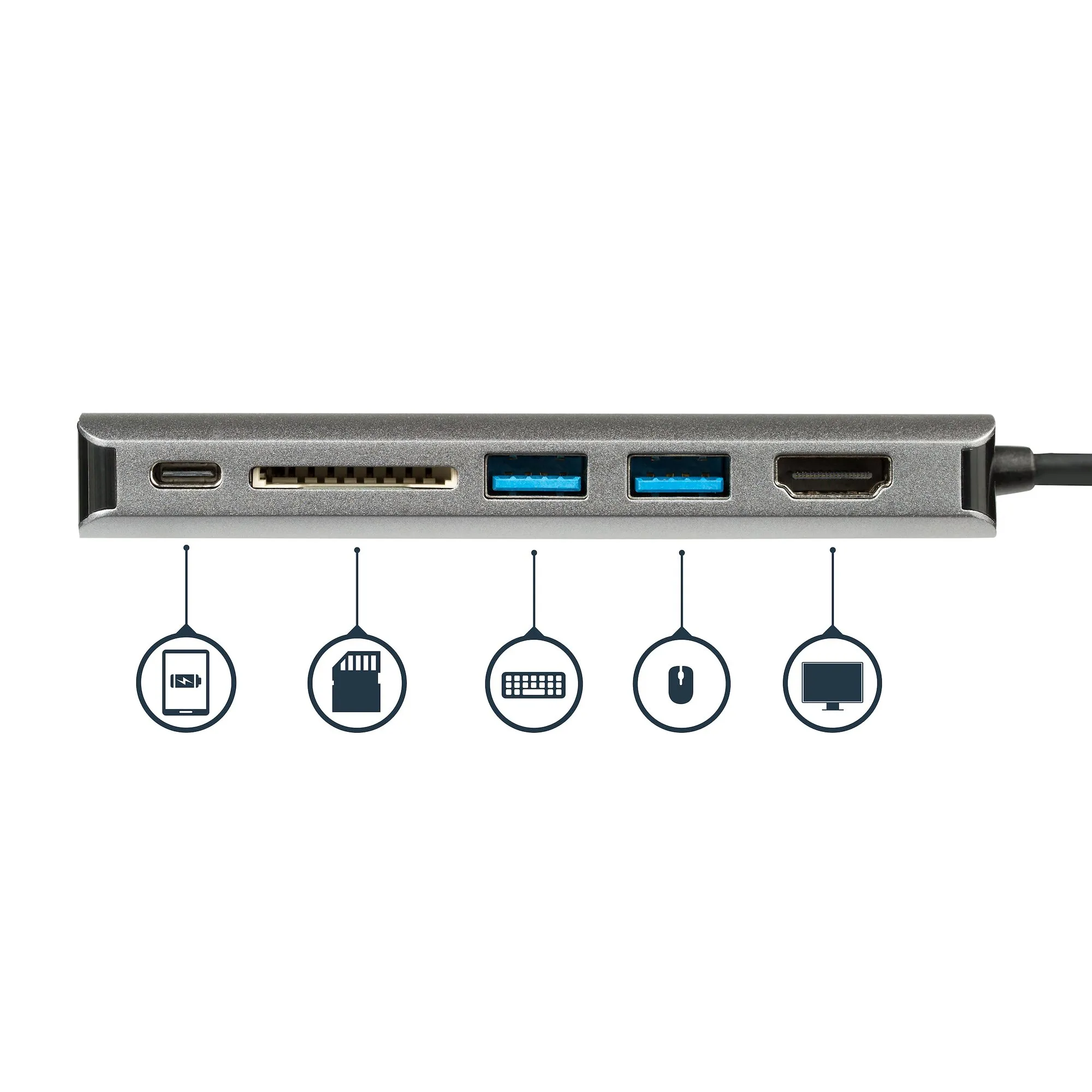USB-C MULTIPORT ADAPTER W/ SD