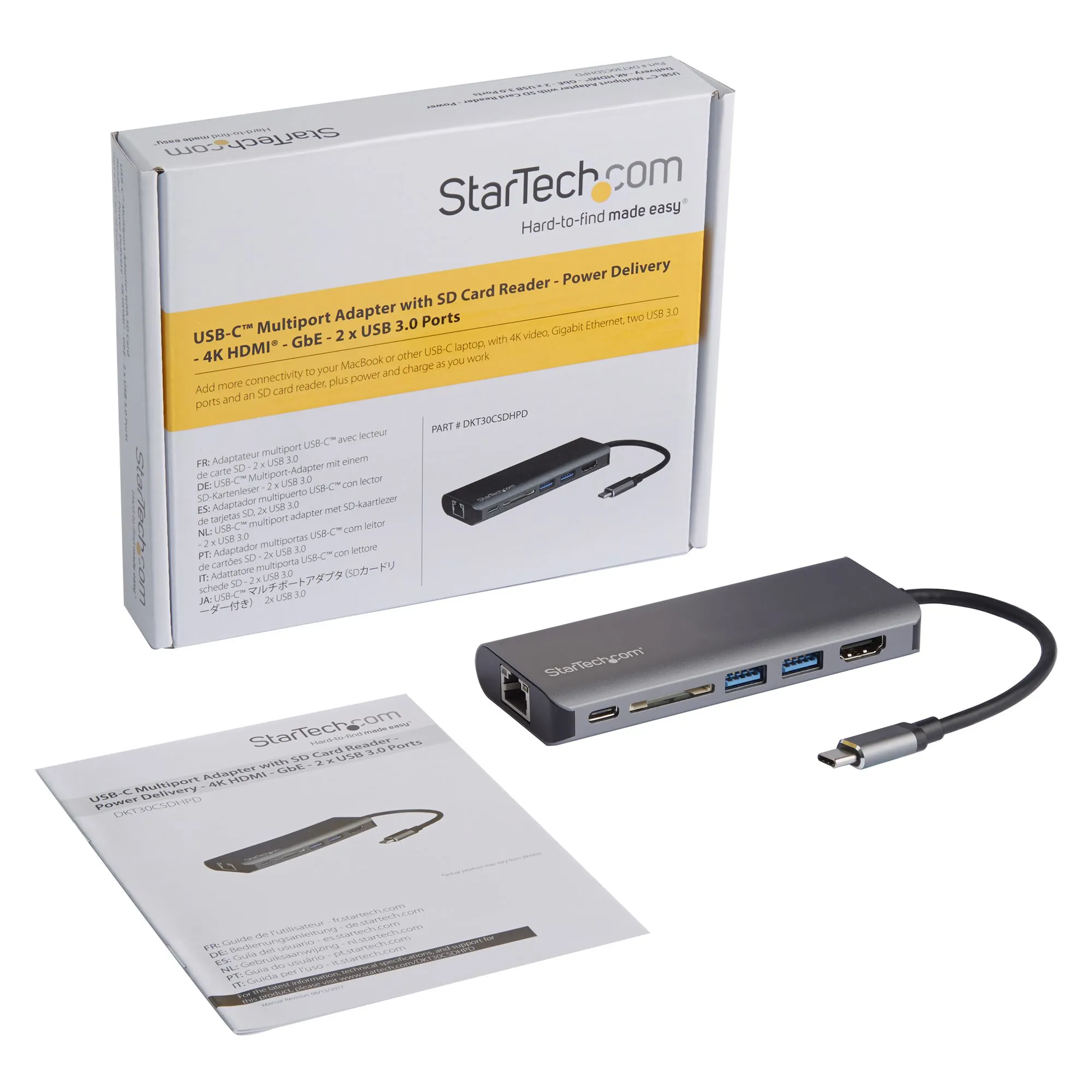 USB-C MULTIPORT ADAPTER W/ SD