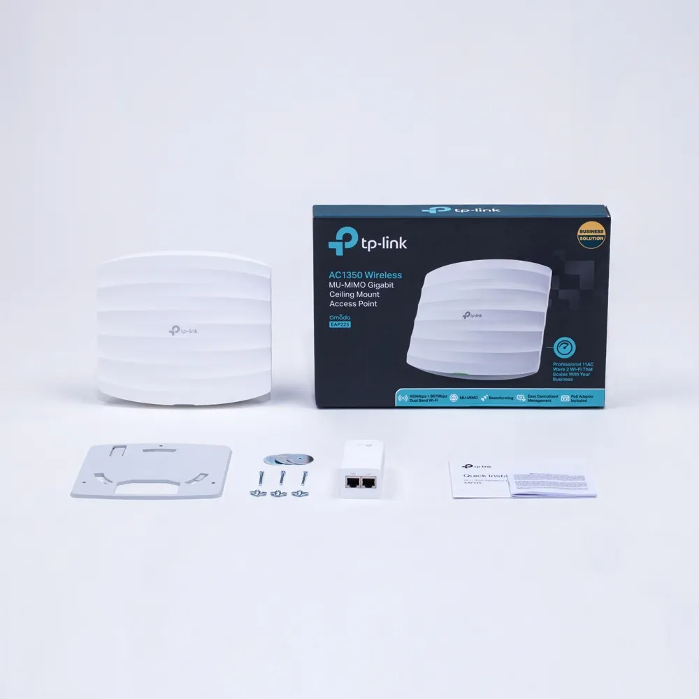 TP-Link Omada EAP225 Ceiling, AC1350, Wi-Fi 5 - access point
