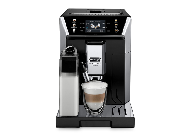 Delonghi PrimaDonna Class ECAM 550.65SB - combi coffee maker, fully automatic, Black, Silver
