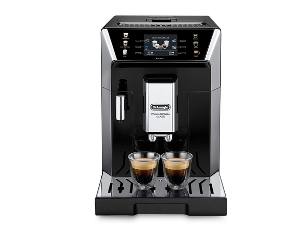 Delonghi PrimaDonna Class ECAM 550.65SB - combi coffee maker, fully automatic, Black, Silver