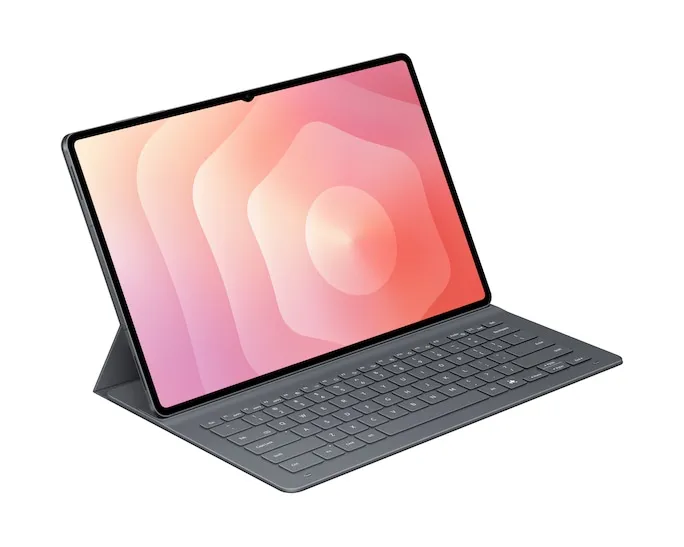 Samsung Book Cover Slim, Galaxy Tab S11 Ultra - tangentbordsskydd, Svart