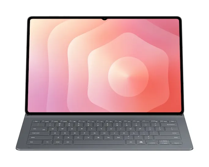 Samsung Book Cover Slim, Galaxy Tab S11 Ultra - tangentbordsskydd, Svart