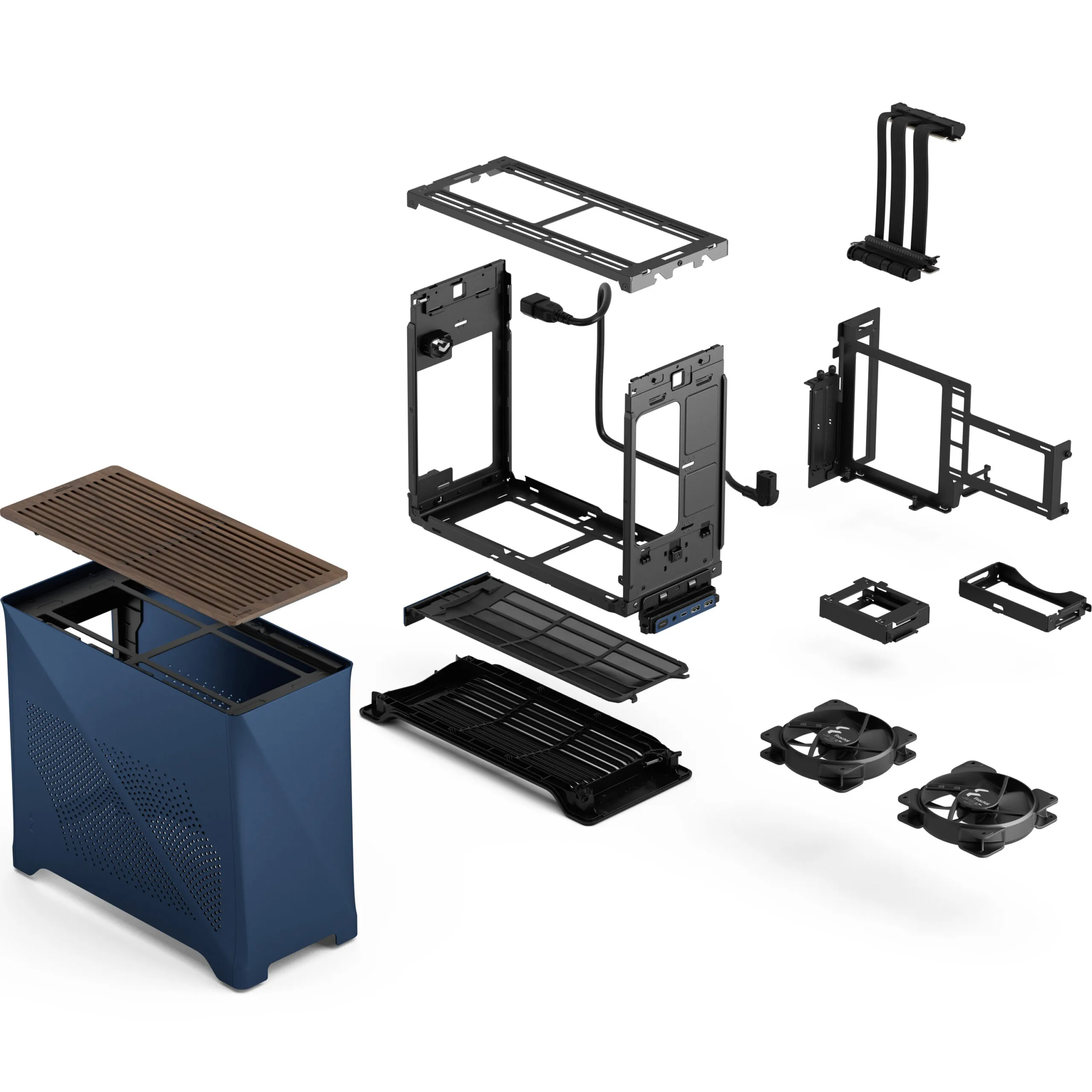 Fractal Design  Era 2 Small Form Factor - case, midnight blue