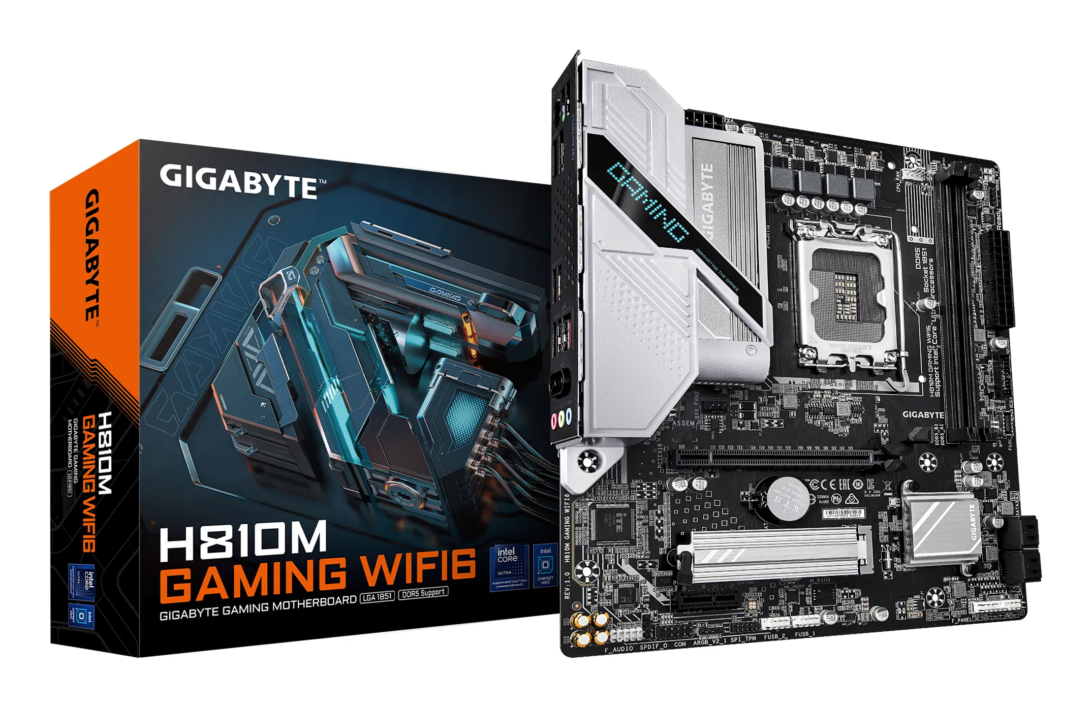Gigabyte H810M GAMING WIFI6 mATX-emolevy
