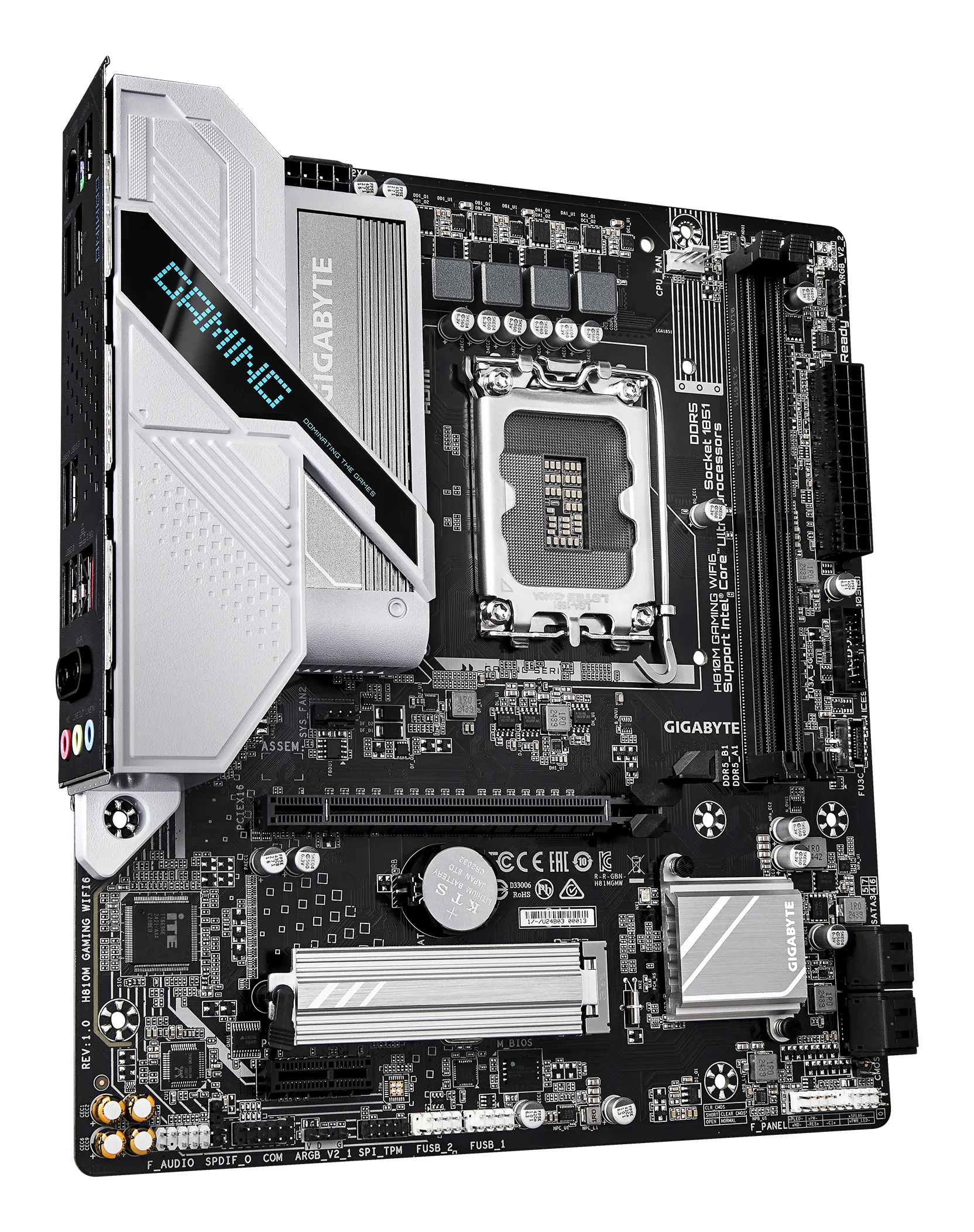Gigabyte H810M GAMING WIFI6 mATX-emolevy