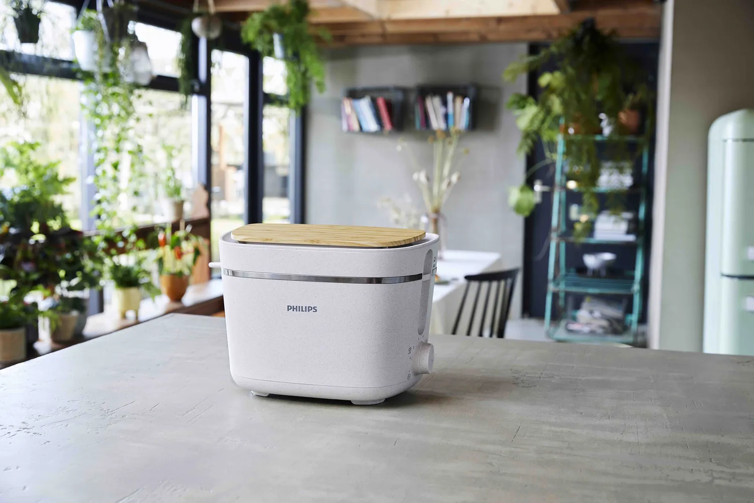 Philips Eco Conscious Edition HD2640/10 toaster, 2 slices, Silk White