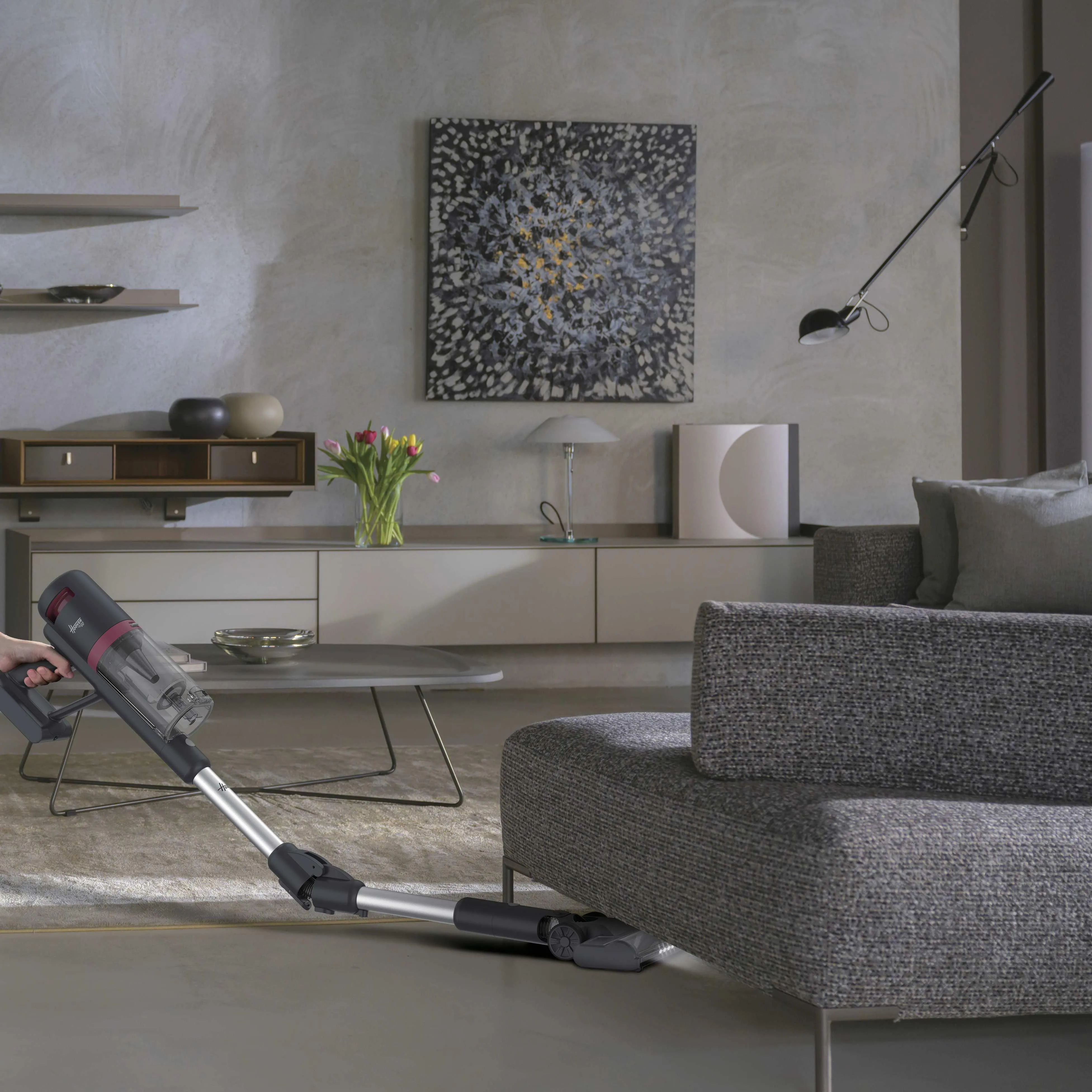 Hoover GO Flexi HFG10HX 011 -varsi-imuri, sinert&auml;v&auml;n harmaa