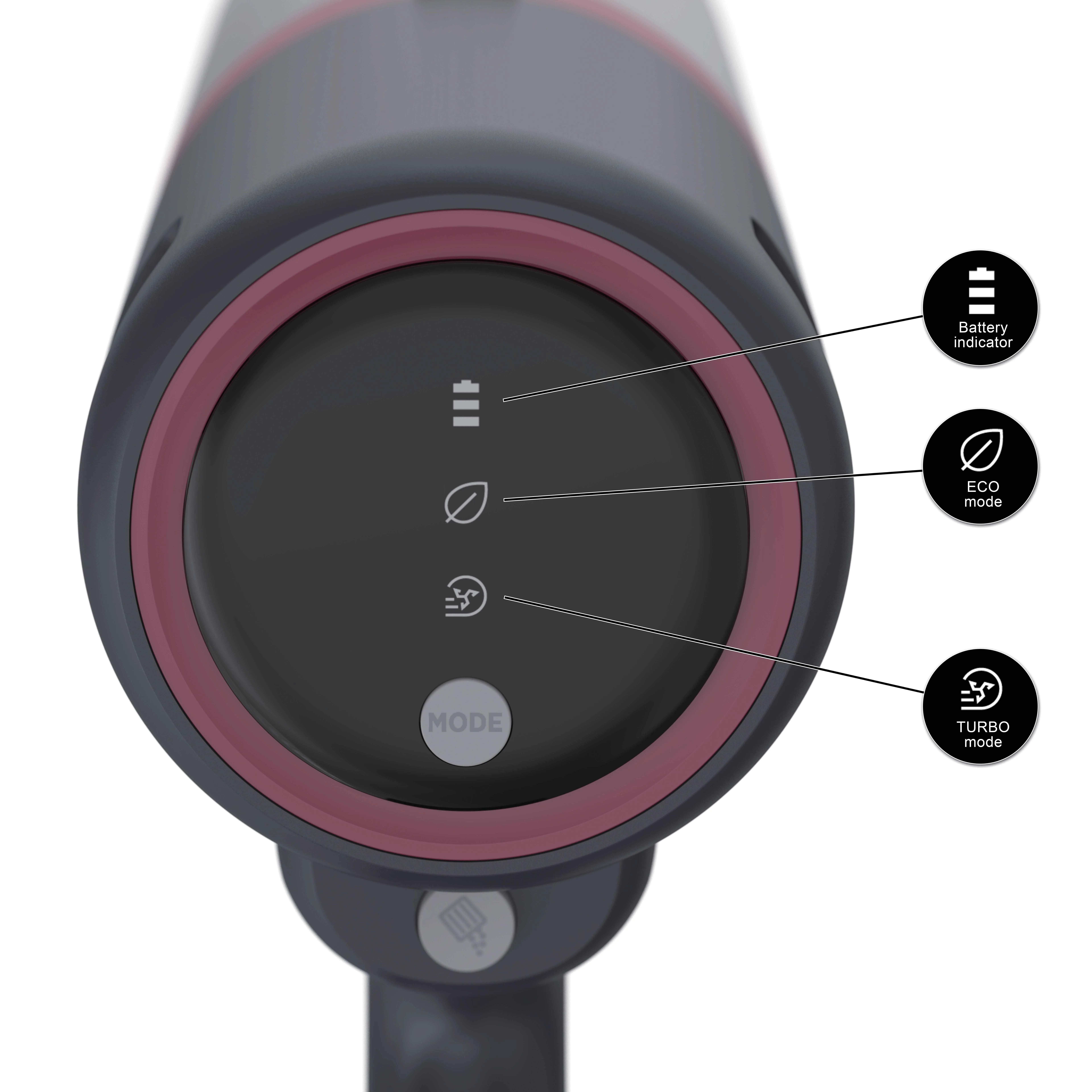 Hoover GO Flexi HFG10HX 011 -varsi-imuri, sinert&auml;v&auml;n harmaa