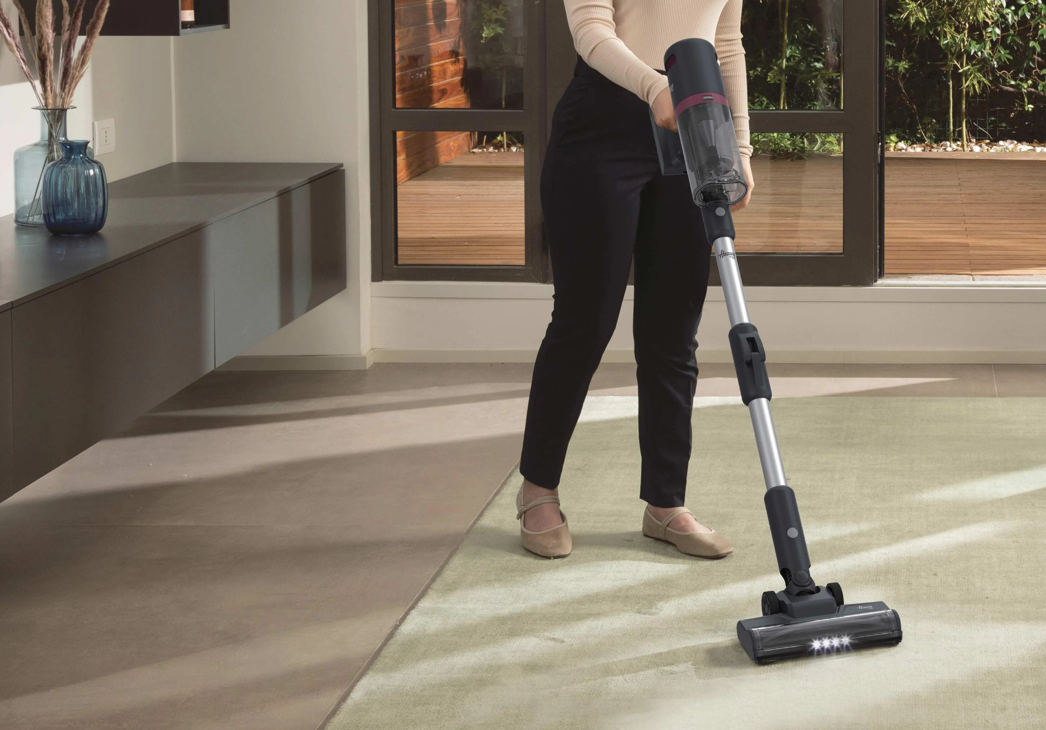 Hoover GO Flexi HFG10HX 011 -varsi-imuri, sinert&auml;v&auml;n harmaa