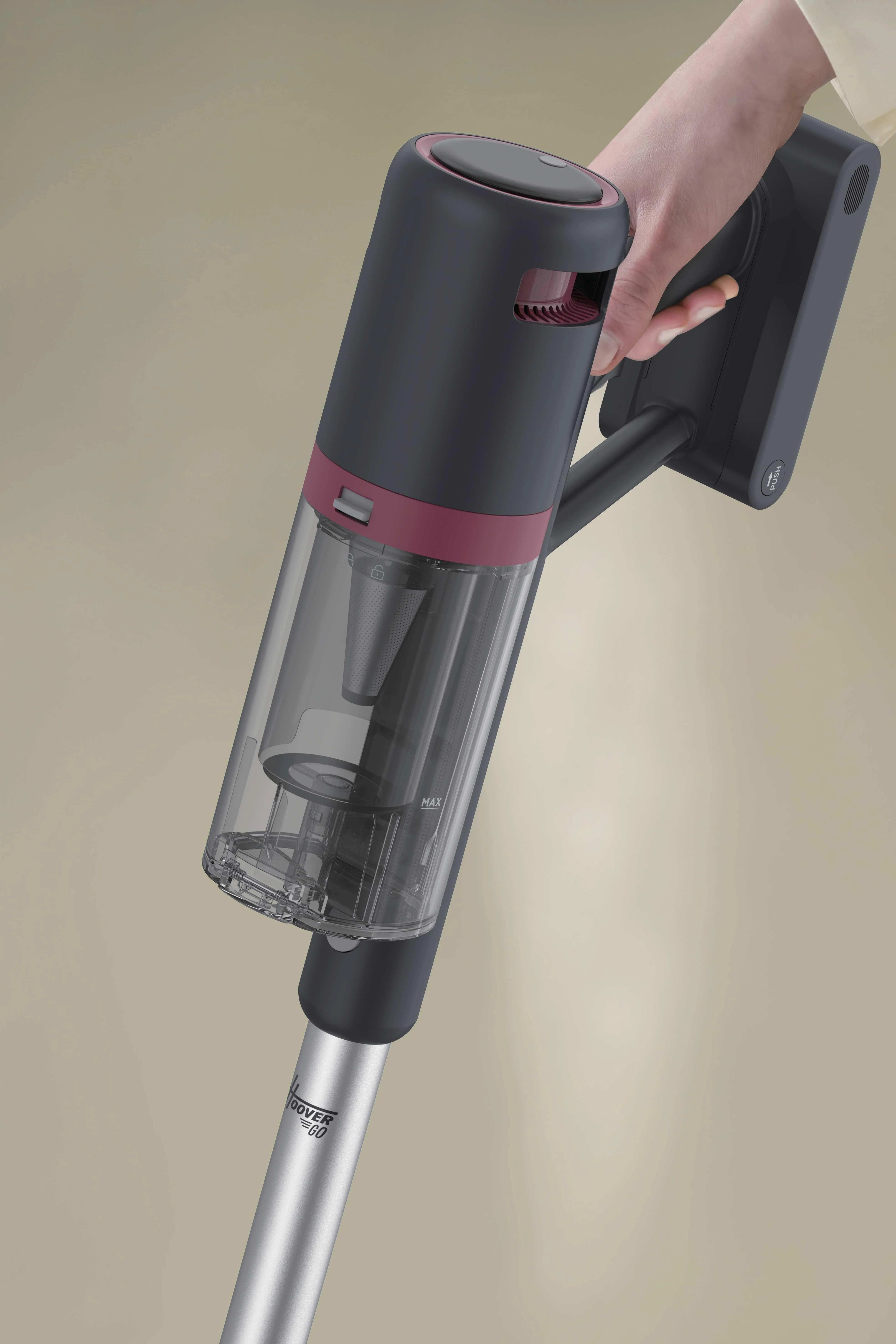 Hoover GO Flexi HFG10HX 011 -varsi-imuri, sinert&auml;v&auml;n harmaa