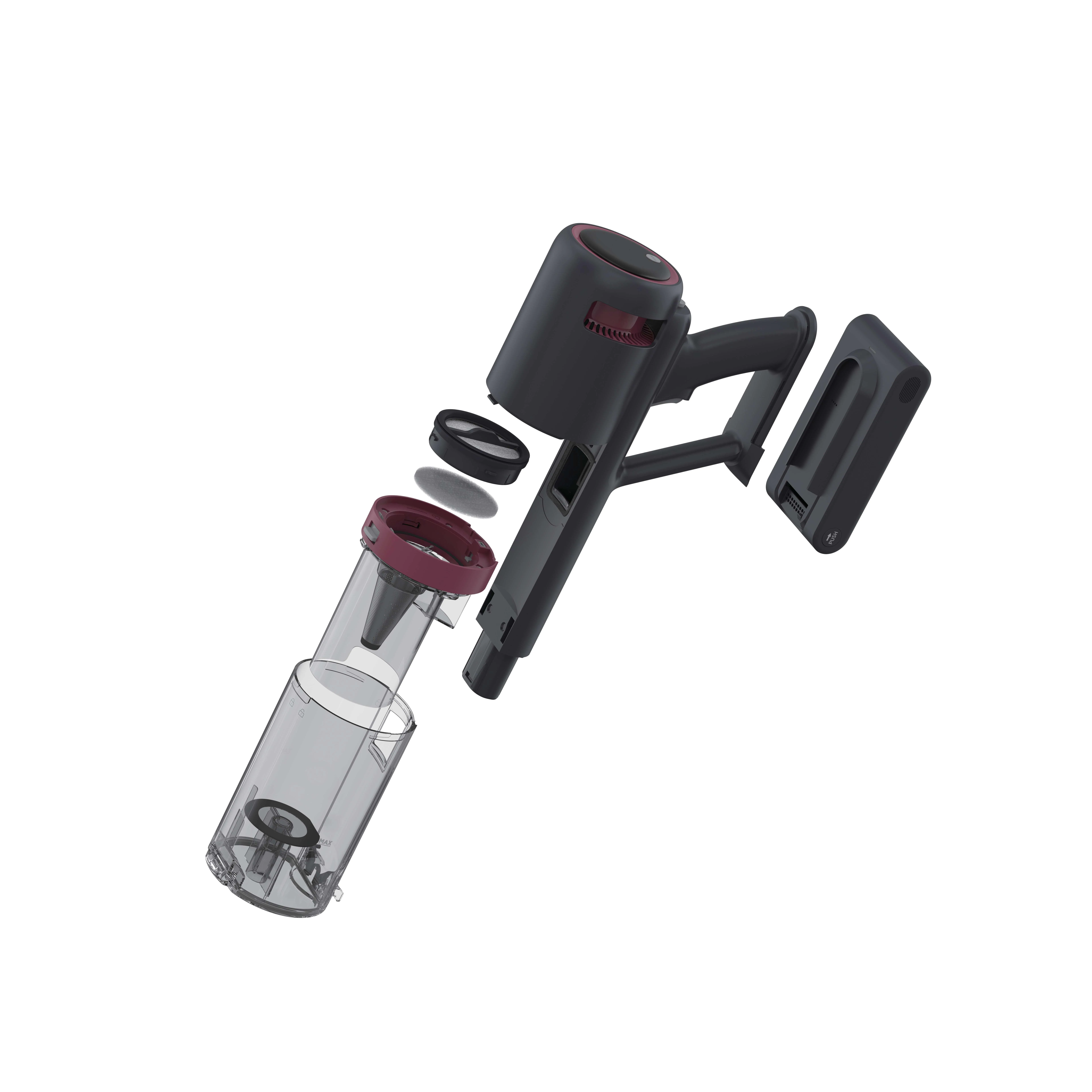 Hoover GO Flexi HFG10HX 011 -varsi-imuri, sinert&auml;v&auml;n harmaa