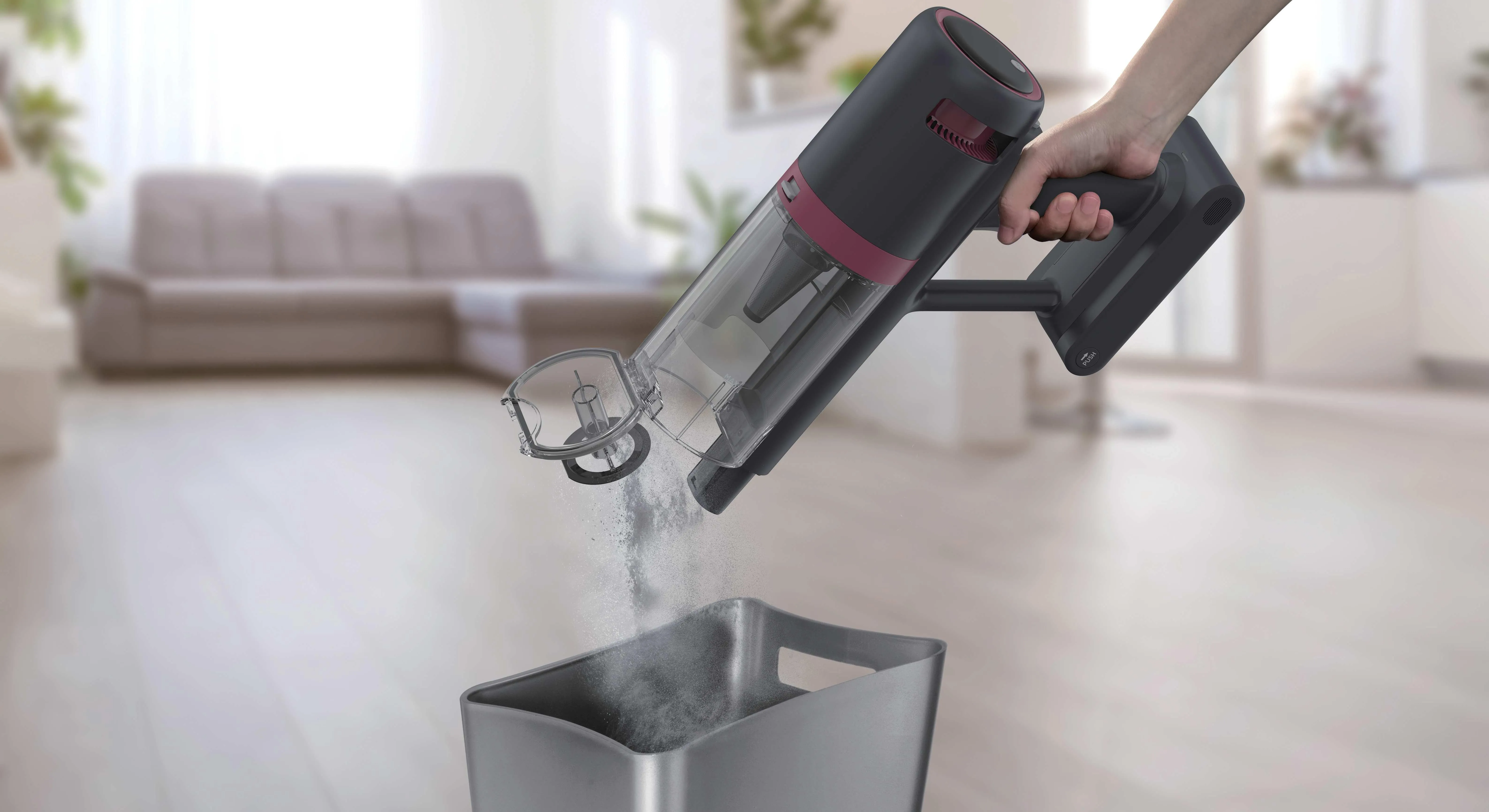 Hoover GO Flexi HFG10HX 011 -varsi-imuri, sinert&auml;v&auml;n harmaa