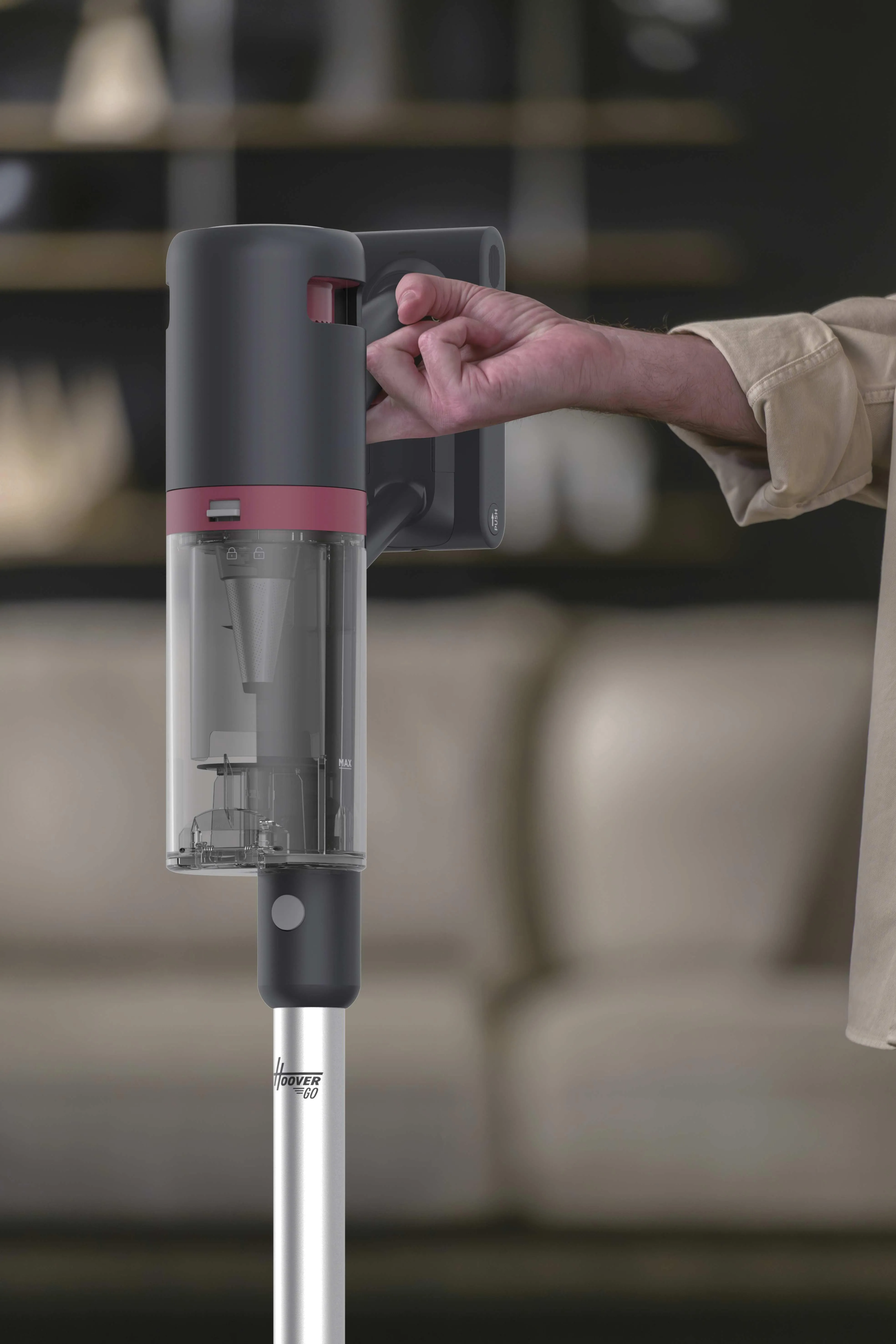 Hoover GO Flexi HFG10HX 011 -varsi-imuri, sinert&auml;v&auml;n harmaa