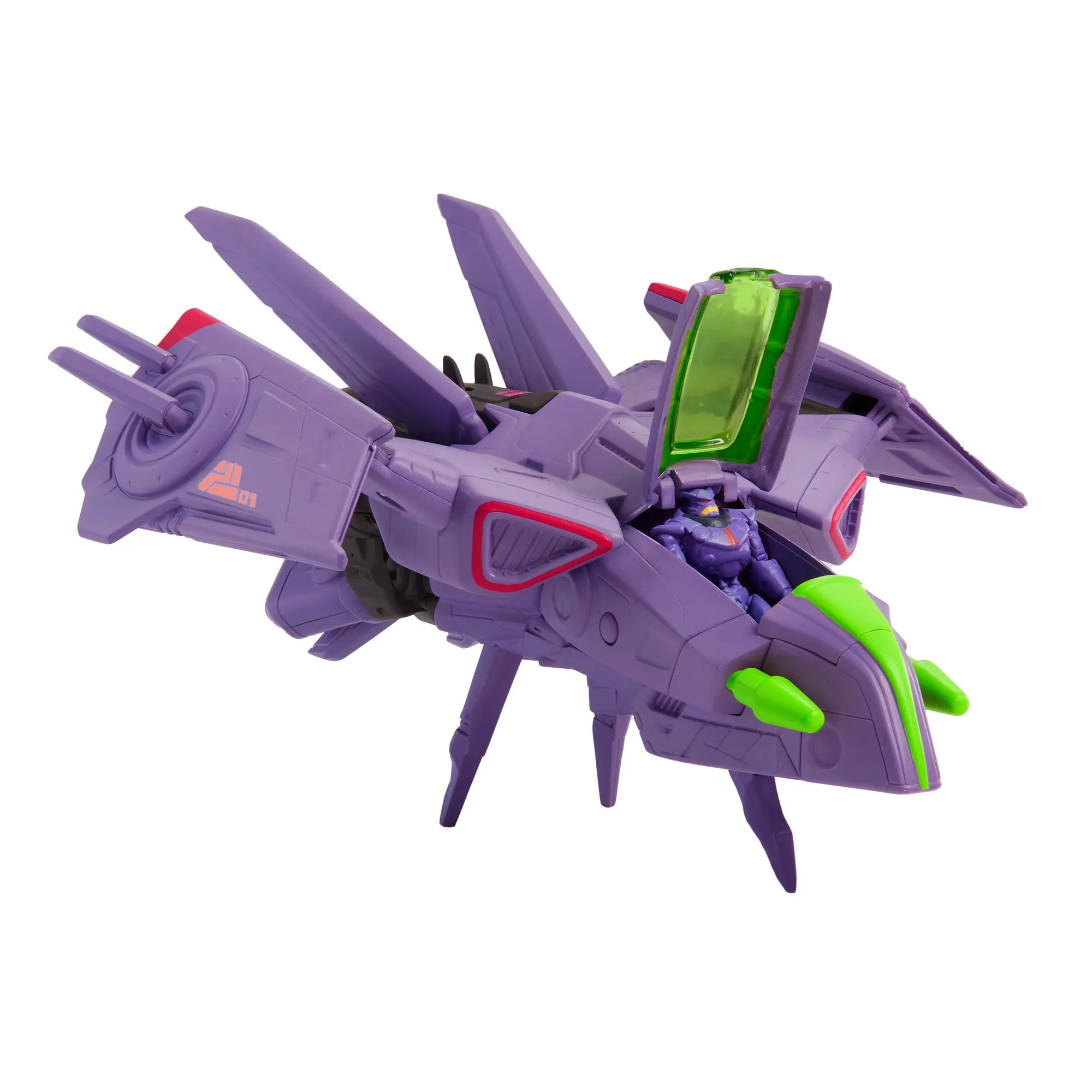 Mattel Disney Pixar Lightyear Hyperspeed Zurg Fighter Ship Toy Vehicle