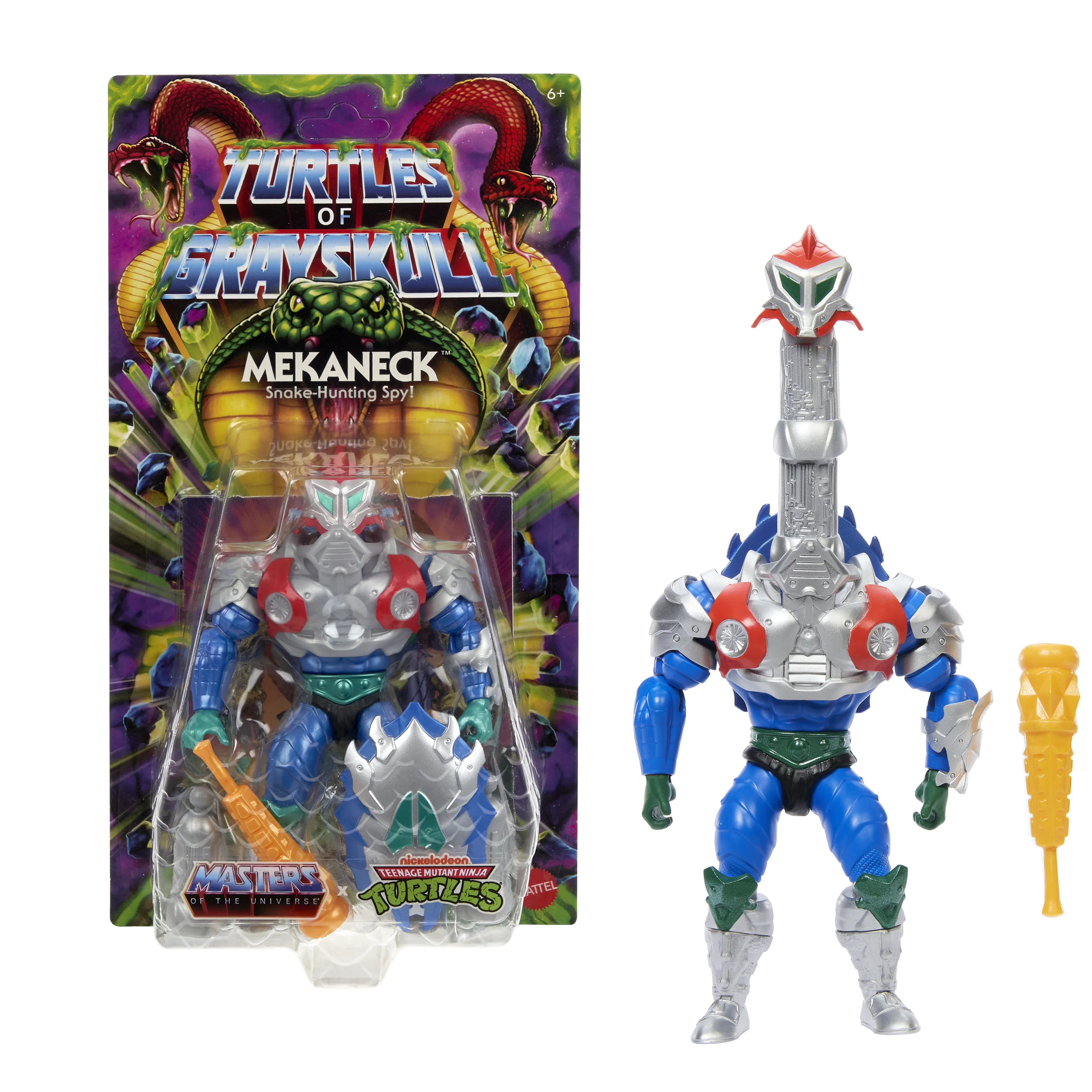 Mattel Masters of the Universe Origins Turtles of greyskull Mekaneck, toy figure