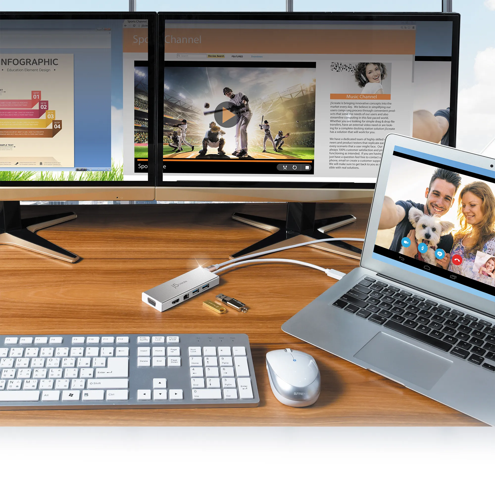 J5 Create USB 3.0 MINI DOCK