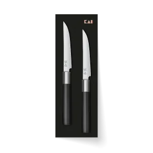 KAI Wasabi Black steak knife set 67S-4