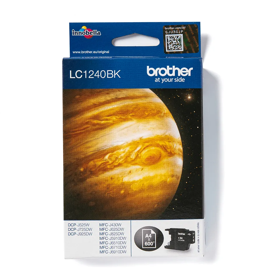 Brother  LC1240BK -mustekasetti, Musta