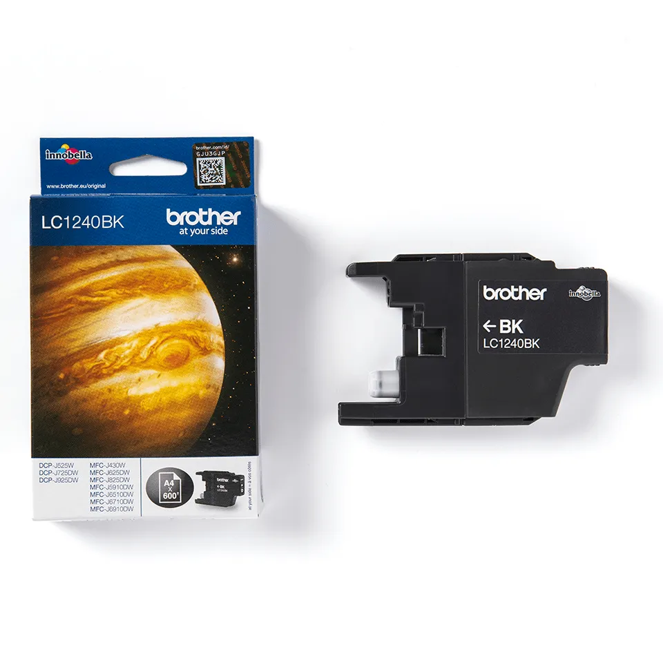 Brother  LC1240BK -mustekasetti, Musta