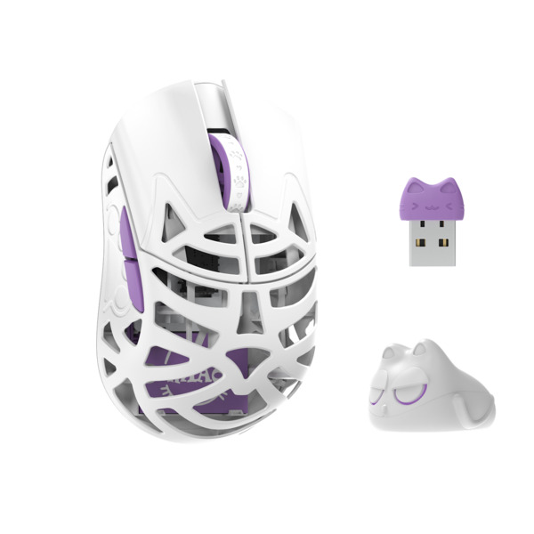 WLMouse Beast Miao Wireless Gaming Mouse, White