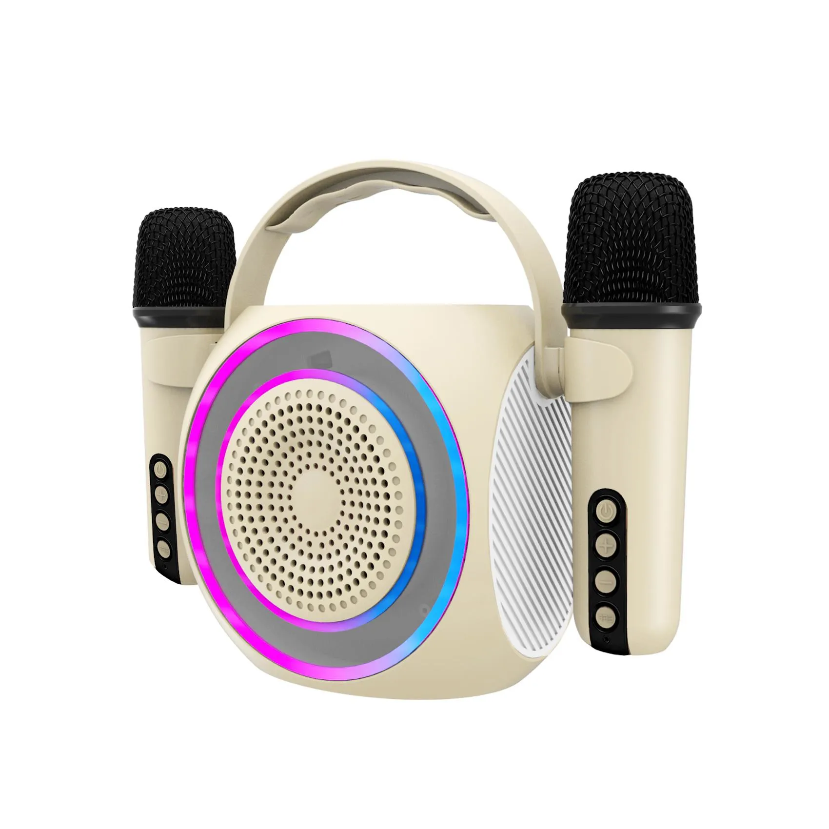 Celly PARTYMIC2WH tr&aring;dl&ouml;s, Bluetooth b&auml;rbar h&ouml;gtalare, vit