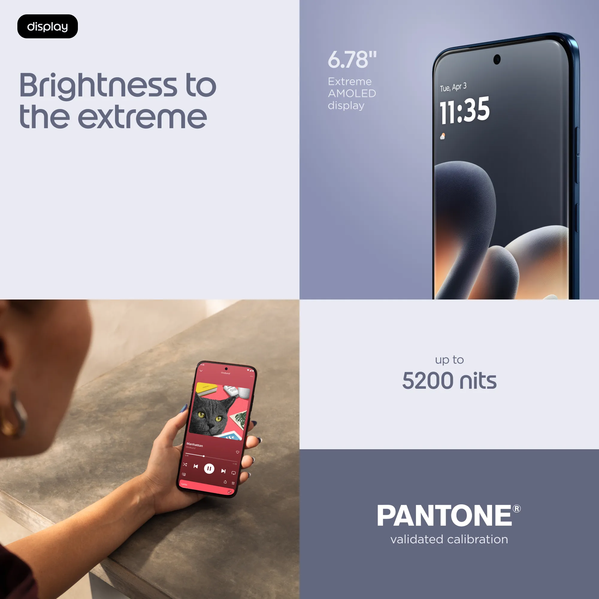 Motorola Edge 70 Pro 8/256GB, PANTONE Titan