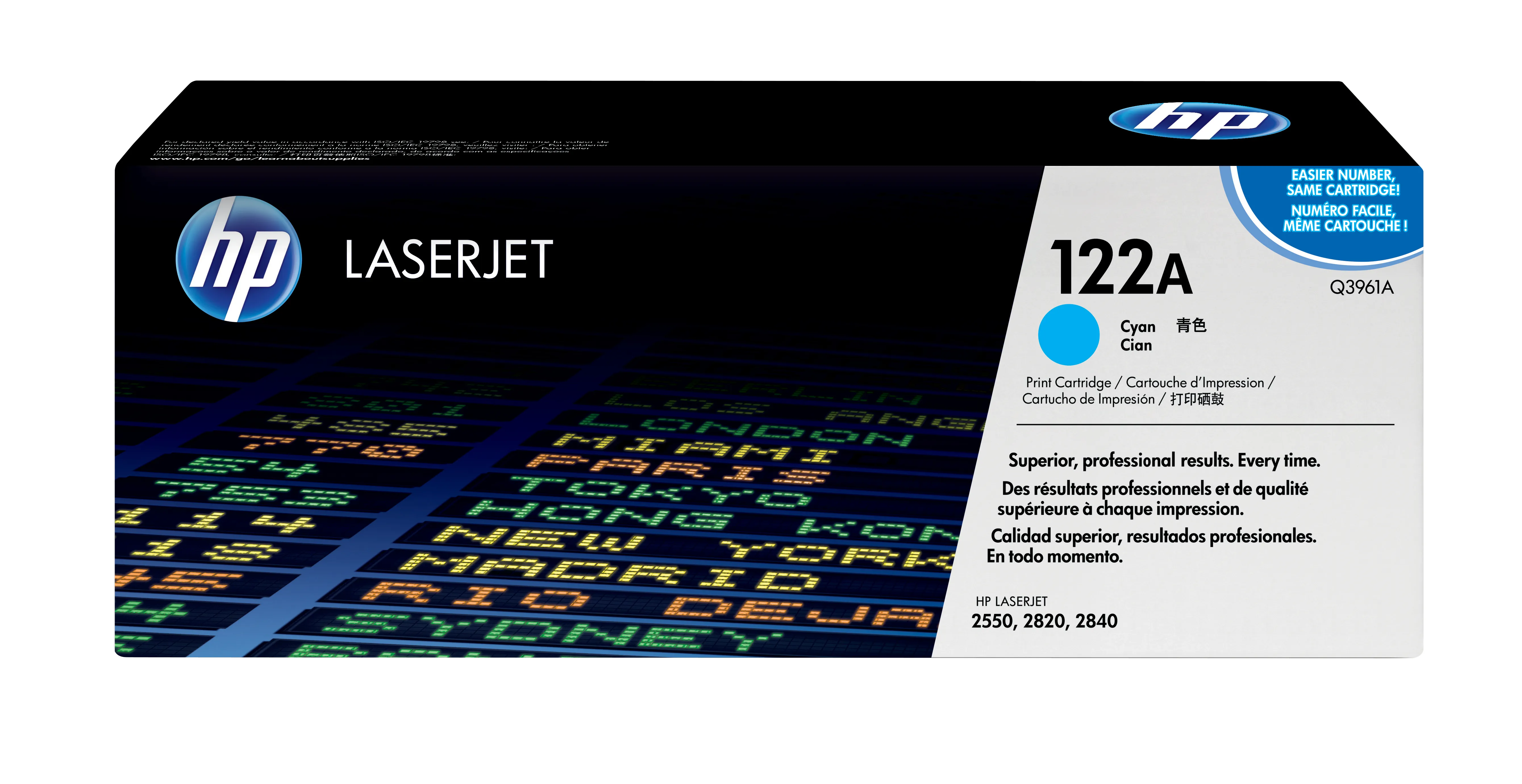HP Color LaserJet 2550 Print Cartridge, cyan (up to 4000 pages)