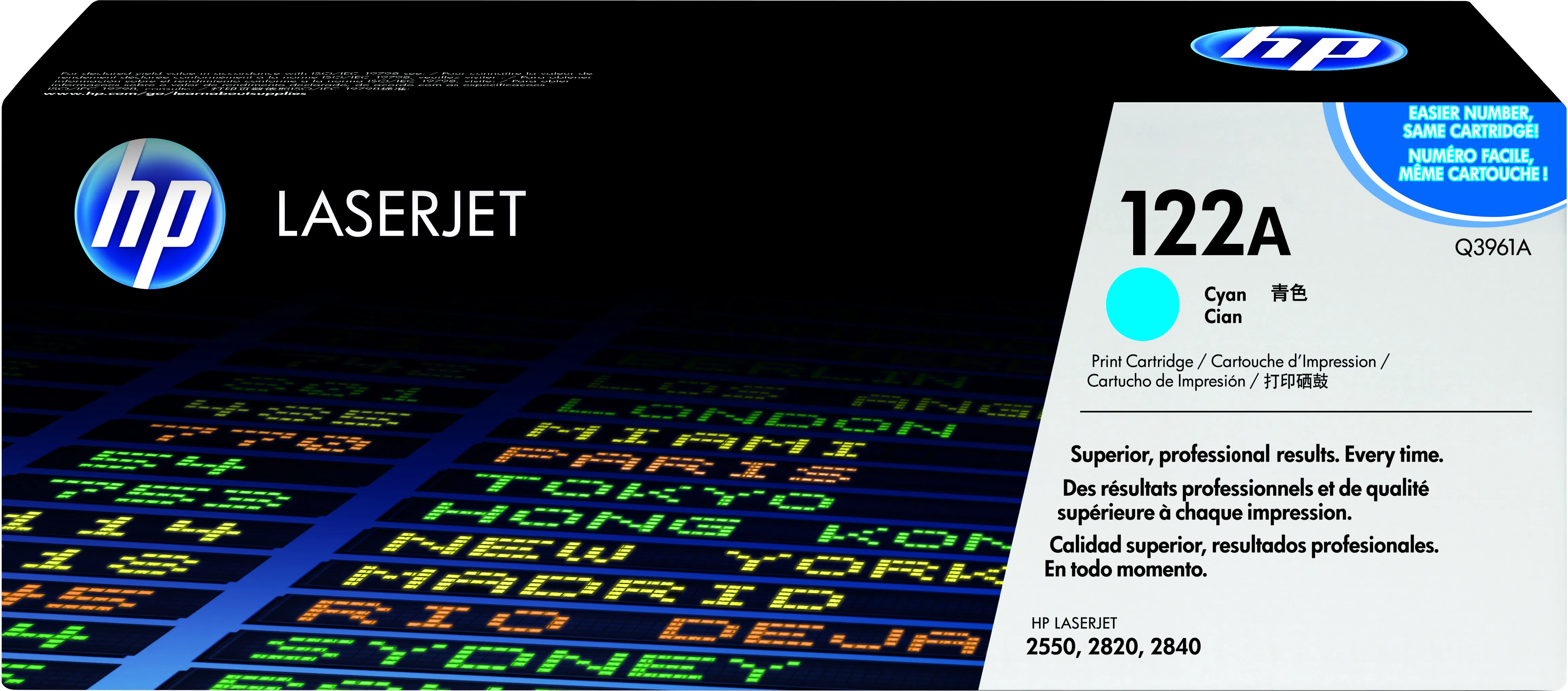 HP Color LaserJet 2550 Print Cartridge, cyan (up to 4000 pages)