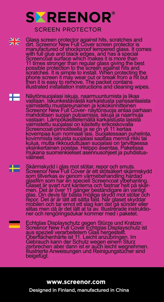 Screenor Full Cover, iPhone 13 / 13 Pro - skärmskydd