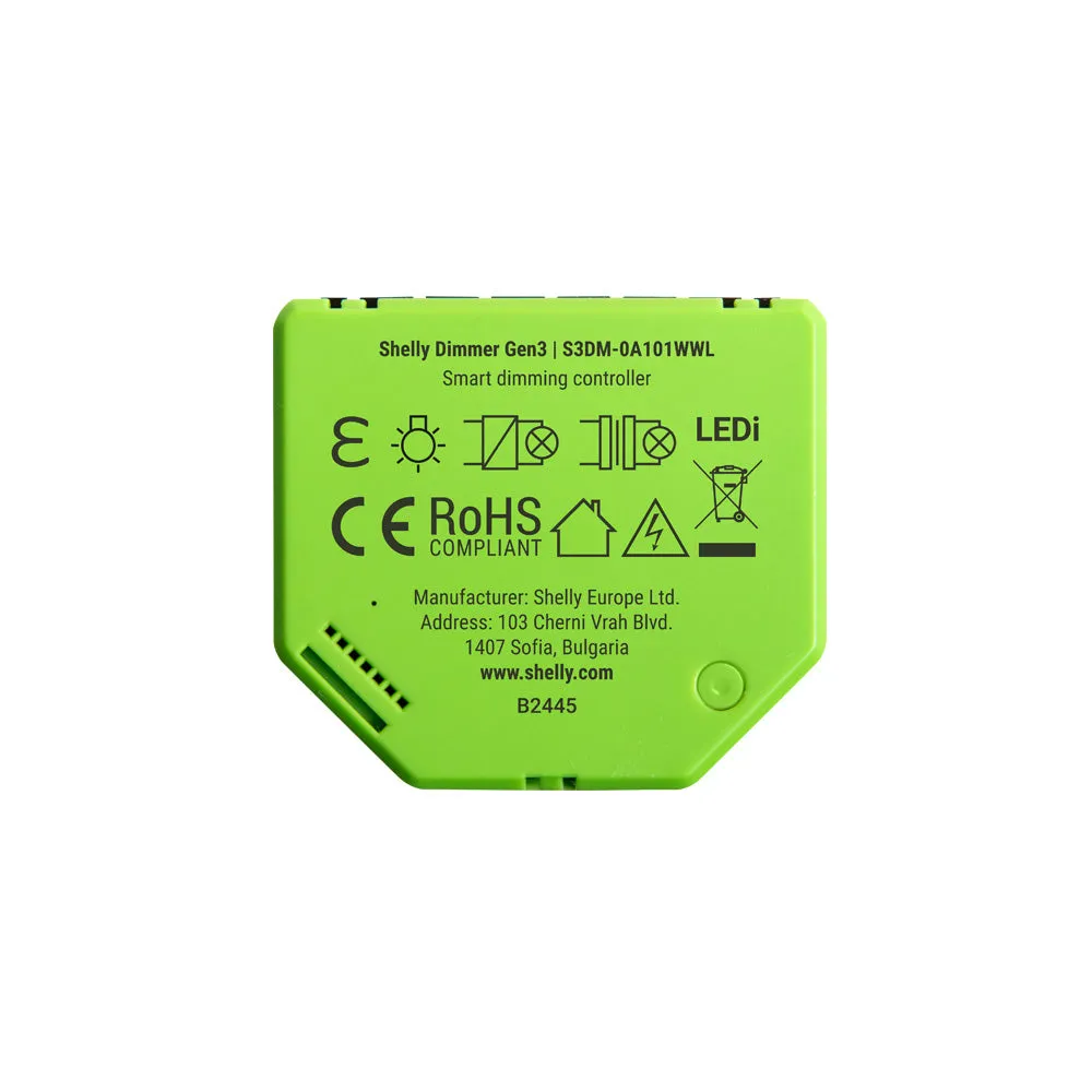 Shelly Dimmer Gen3 - smart dimmer