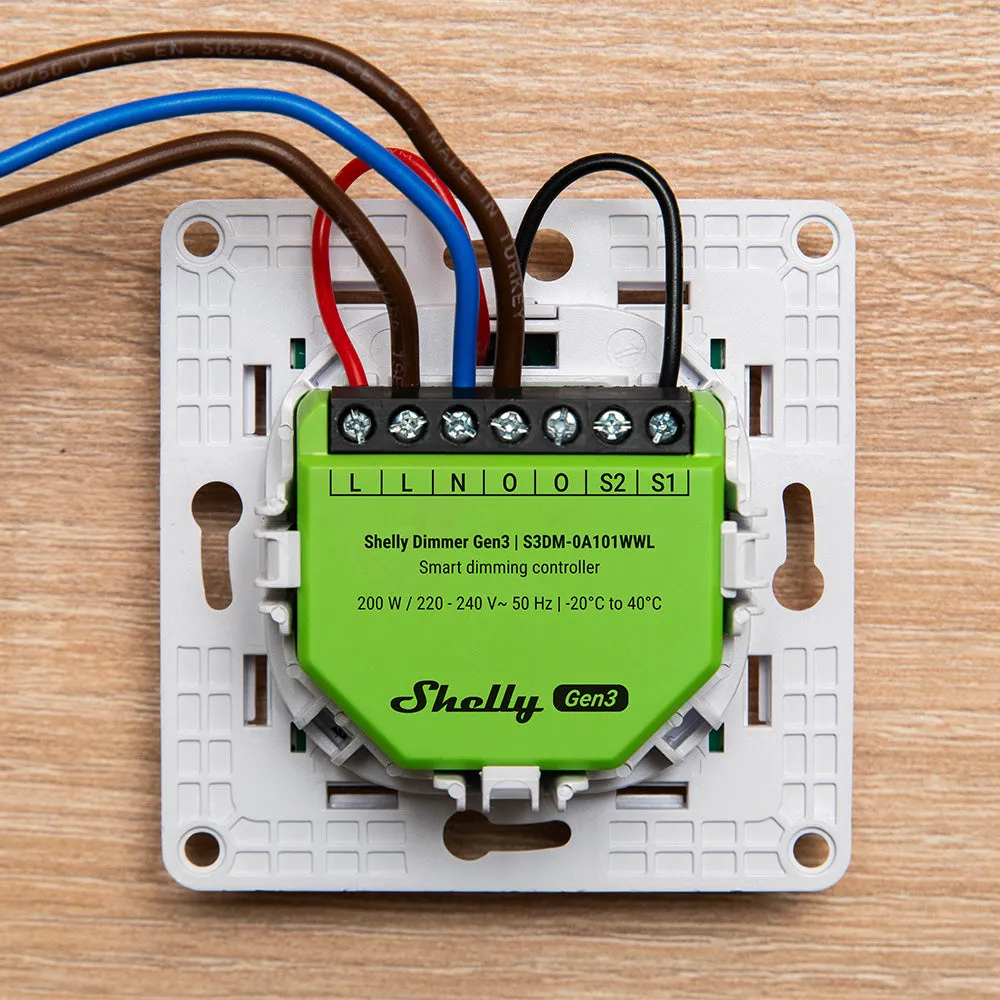 Shelly Dimmer Gen3 - smart dimmer
