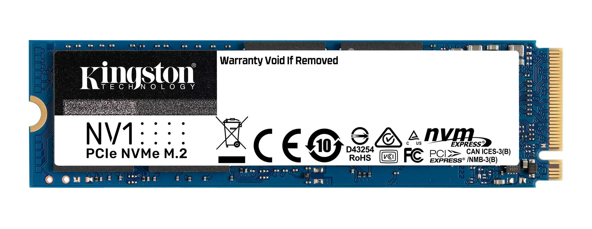 Kingston NV1 500 Gt M.2 PCIe 3.0 x4 NVMe -SSD-levy