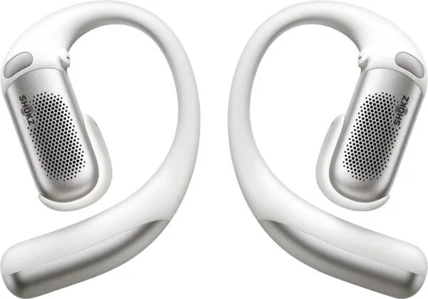 Shokz OpenFit Pro tr&aring;dl&ouml;sa in-ear h&ouml;rlurar, vit