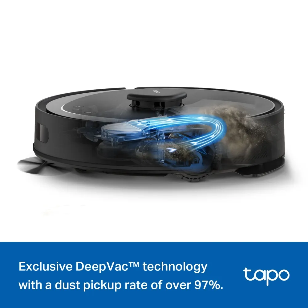 TP-Link Tapo RV30 Max Plus - robot vacuum cleaner & Mop + Smart Auto-Empty Dock