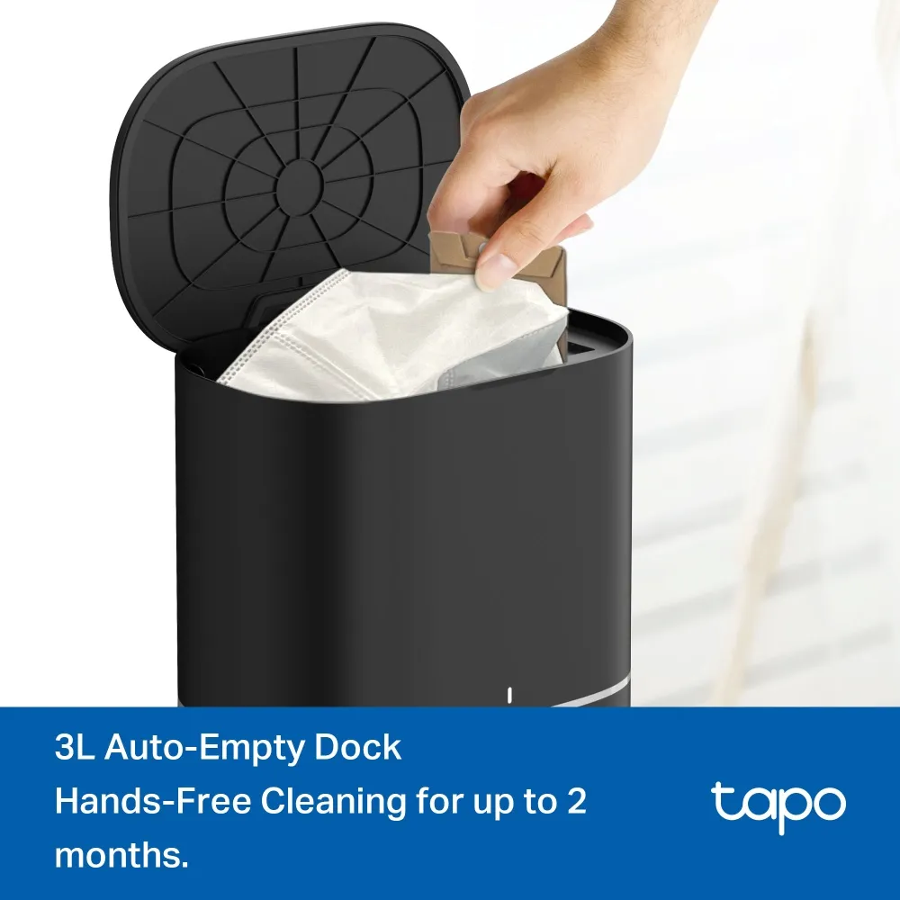TP-Link Tapo RV30 Max Plus - robot vacuum cleaner &amp; Mop + Smart Auto-Empty Dock