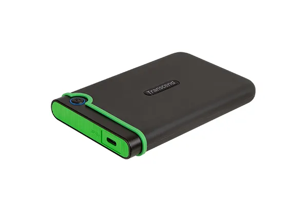 Transcend StoreJet 25M3C 2TB - External HDD, Black, Green