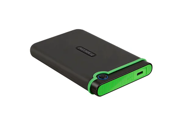 Transcend StoreJet 25M3C 2TB - External HDD, Black, Green