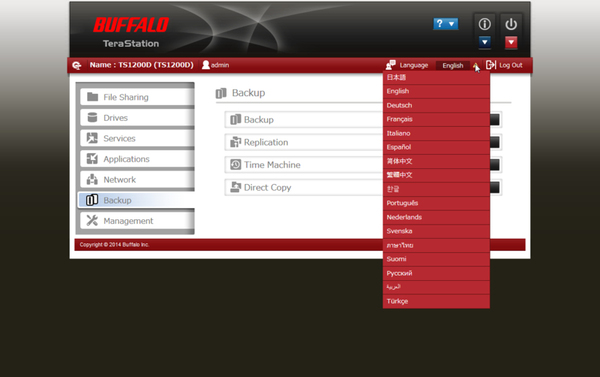BUFFALO TeraStation 5400 WD Red HDD 4TB NAS &amp; iSCSI 4x1TB 2xGigabit RAID 0/1/5/6/10