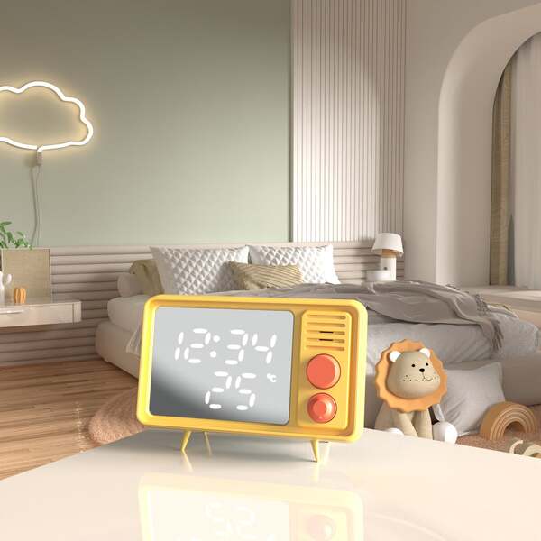 MOB TVC-80 - alarm clock, yellow