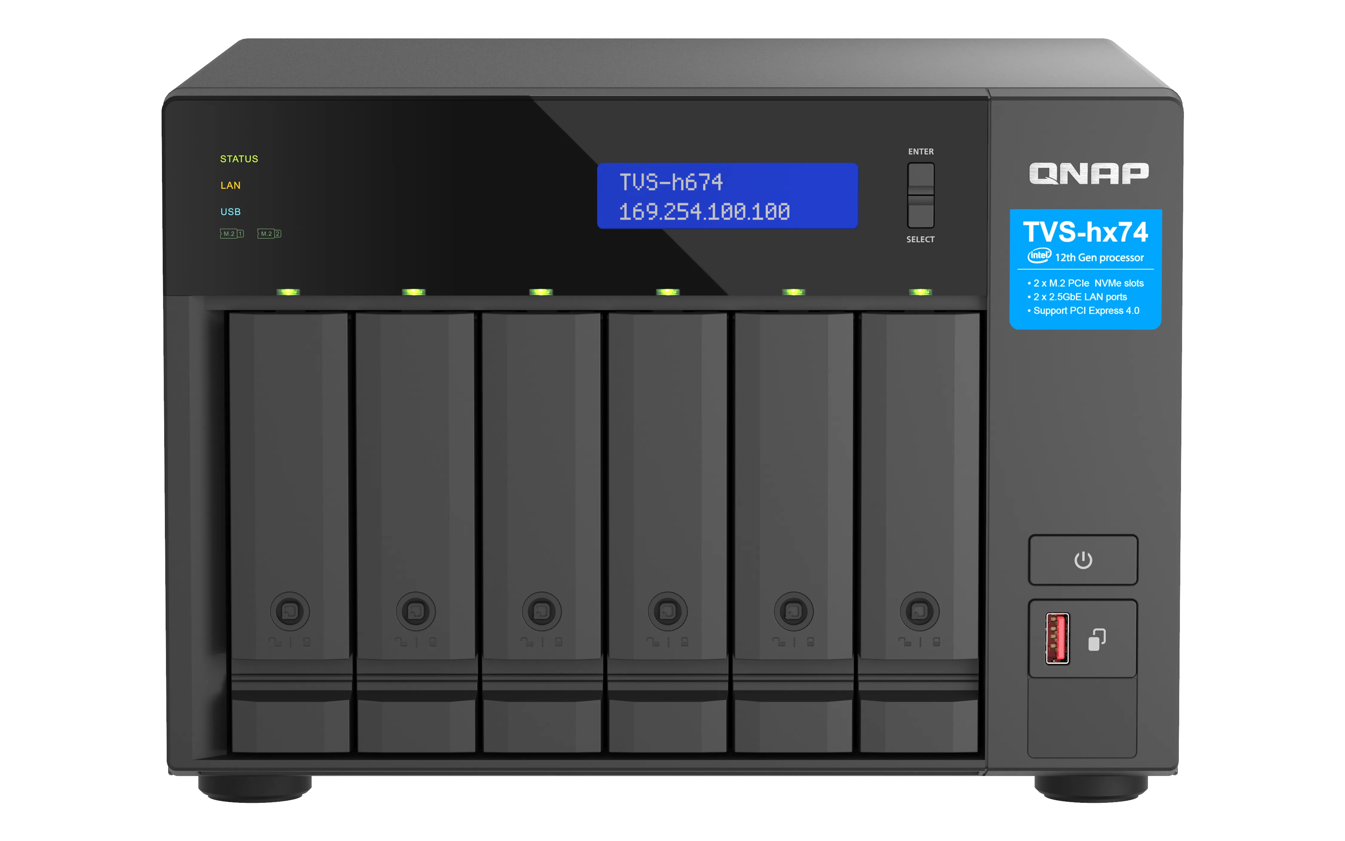 6bay QuTS hero NAS Intel C i3-12100 4c