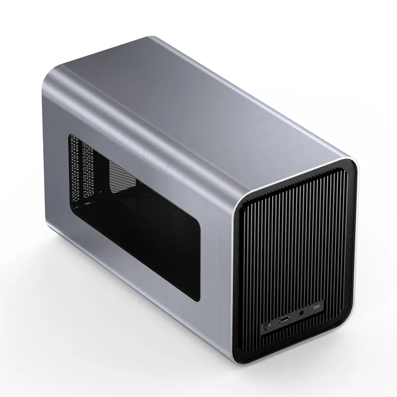 Jonsbo V11 -mini-ITX - case, silver, PCI-E 4.0