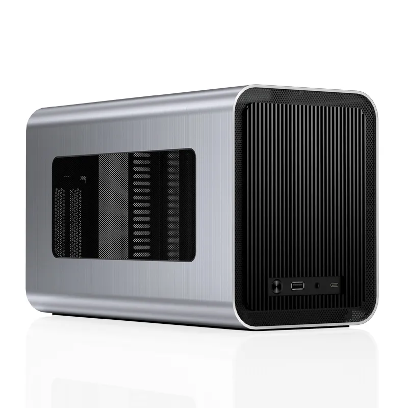 Jonsbo V11 -mini-ITX - case, silver, PCI-E 4.0