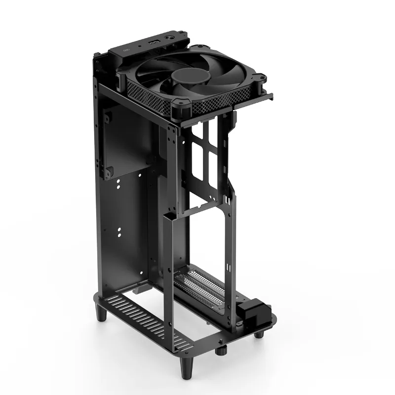Jonsbo V11 -mini-ITX - case, silver, PCI-E 4.0