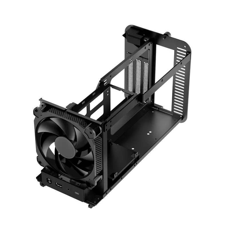 Jonsbo V11 -mini-ITX - case, silver, PCI-E 4.0